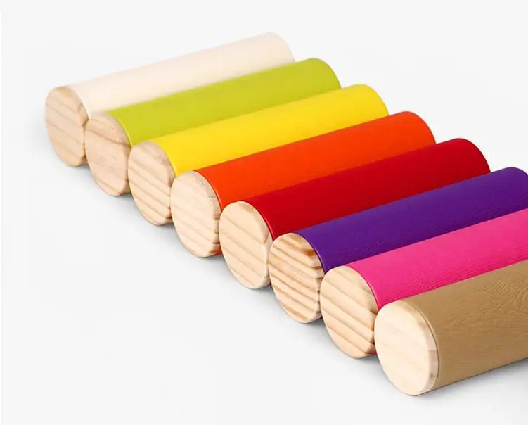 

100pcs/lot 47*65mm Round Column Small Tea Kraft Paper Box Candy Storage Boxes Wood Seal Lip Pocket Carry Case Gift SN1120