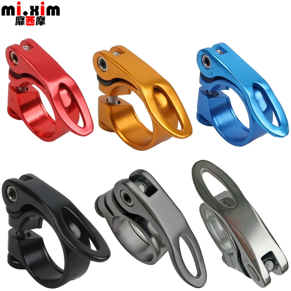 Aluminum Alloy Bike Cycling Seat Post Quick Mm Saddle Clamp Release 1x  Al