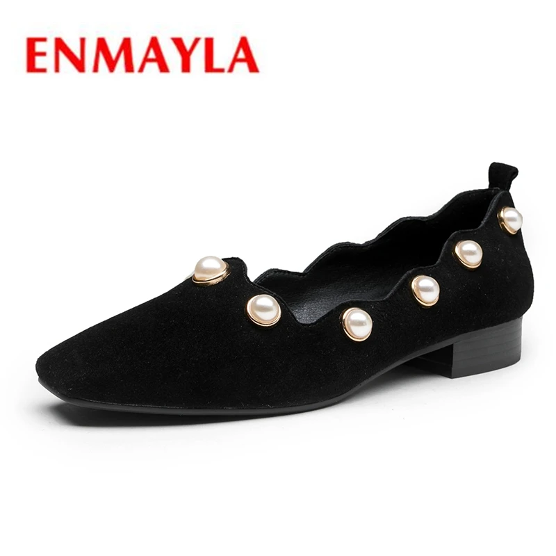 

ENMAYLA Pointed Toe Casual Zapatos De Mujer De Moda 2018 De Vestir Woman Shoes Heels Women Size34-39 ZYL2322