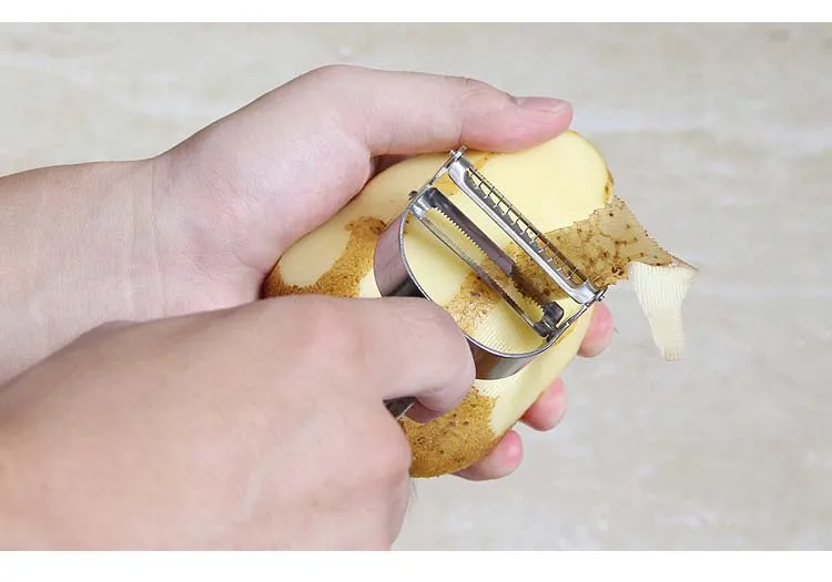 Fruit Vegetable Peeler Cutter Slicer Melon Gadget Peeler&Julienne Stainless Steel Potato Carrot Grater Planing Kitchen Tool