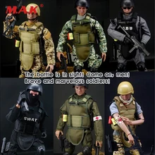 1/6 action figure military SWAT soldier Uniform Military toy Soldiers Action Figure Set with Box hot Model toys