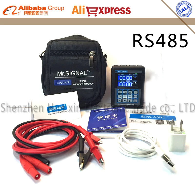 

4-20mA calibration Current voltage Signal Pressure Display Signal generator DDS+B,S,K,E,R,J,T,N Thermocouple+RS485 MODBUS RTU