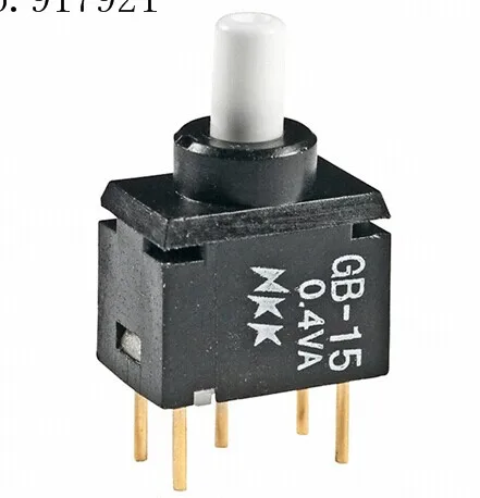 

[ZOB] GB15AV-XC imported from Japan nkk day open GB15AP miniature push button switch GB15AP-XA sealed waterproof --20PCS/LOT