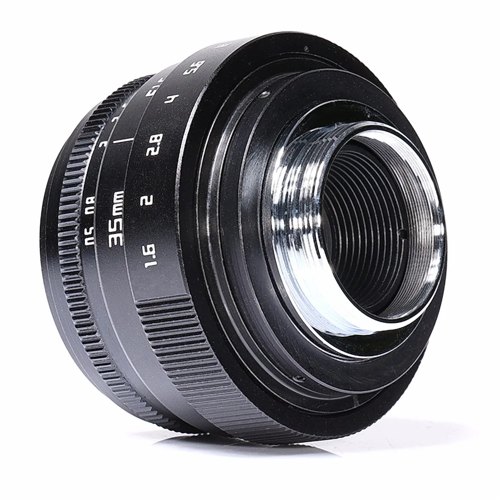Фуцзянь 35 мм f/1 6 CCTV II cine объектив камеры для M4/3/MFT Крепление и адаптер Комплект