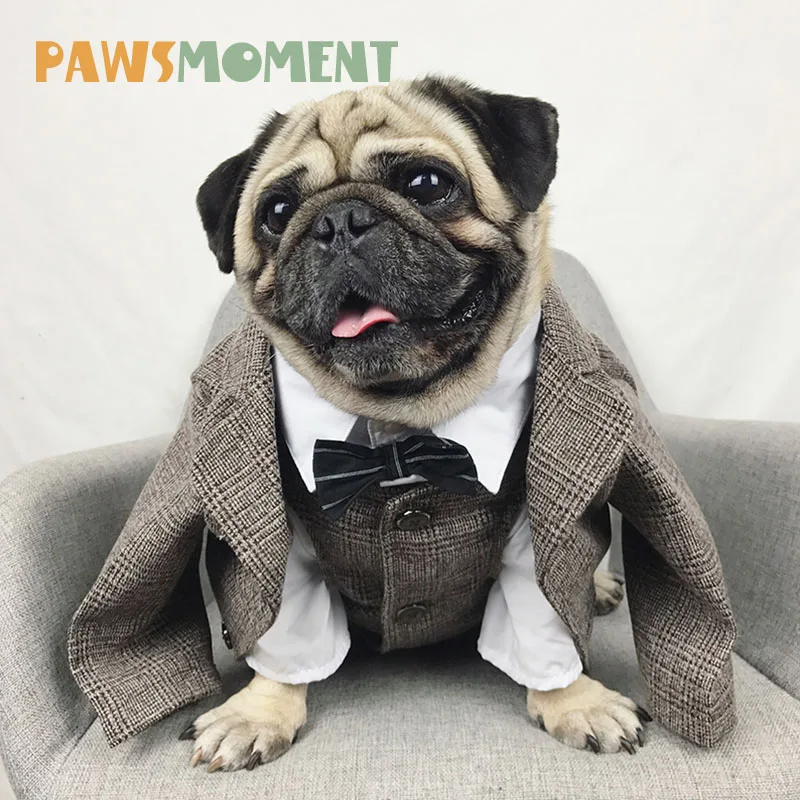 2018 Ropa Para Perros Ropa Para Perros Traje De Boda Para Perros Guapos Bulldog Frances Pug Chaleco Para Perros Pequenos Medianos Xs Xxl Market Latinos