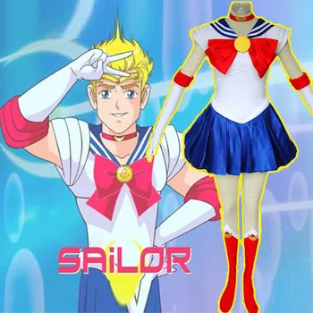 

Gay Men Cosplay Costume Sailor Moon Anime Suit Halloween Cosplay Dresses For Unisex Adults Men School Uniforms Cute Sexy Dresses