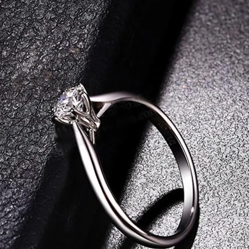 simple cz zircon wedding engagement rings (1)