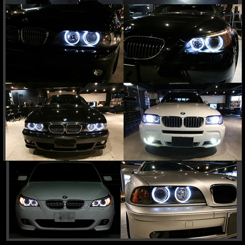 Светодиодный фонарь Angel Eyes 2 шт. без ошибок для BMW E39 E53 E60 E61 E63 E64 E65 E66 E87 525i 530i xi 545i M5|bulb