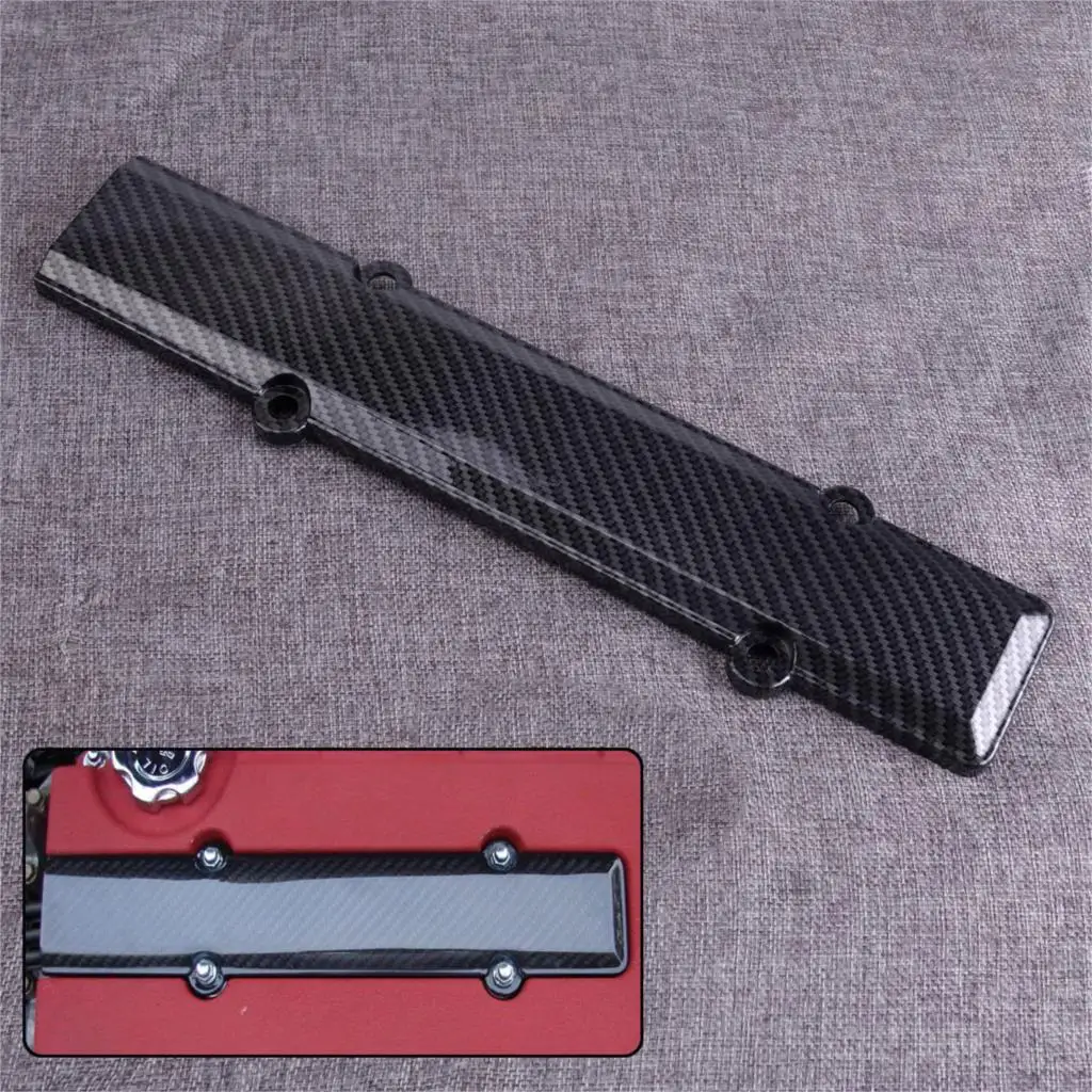 

DWCX Carbon Fiber Valve Spark Plug Cover Fit For Honda VTEC B18 B16A B-Series Acura Integra