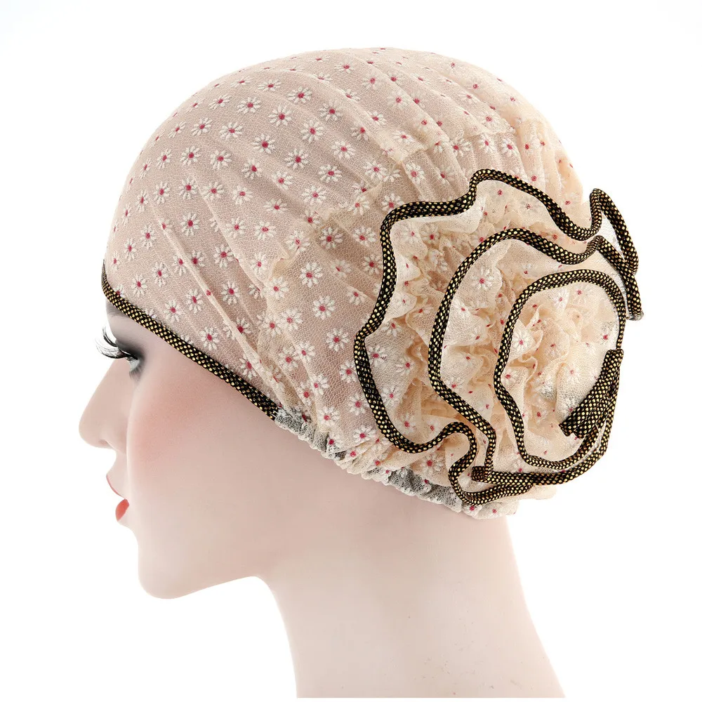 

Women Muslim Stretch Turban Hat Chemo Cap Hair Loss Head Scarf Wrap Hijib Cap Fashion Casual Cotton comfortable Soft Hats S#65