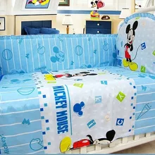 Промо-акция! 6 шт., детская кроватка, комплекты для детей, детские постельные принадлежности для кроватки, детская кровать для ухода за ребенком(бамперы+ простыня+ наволочка