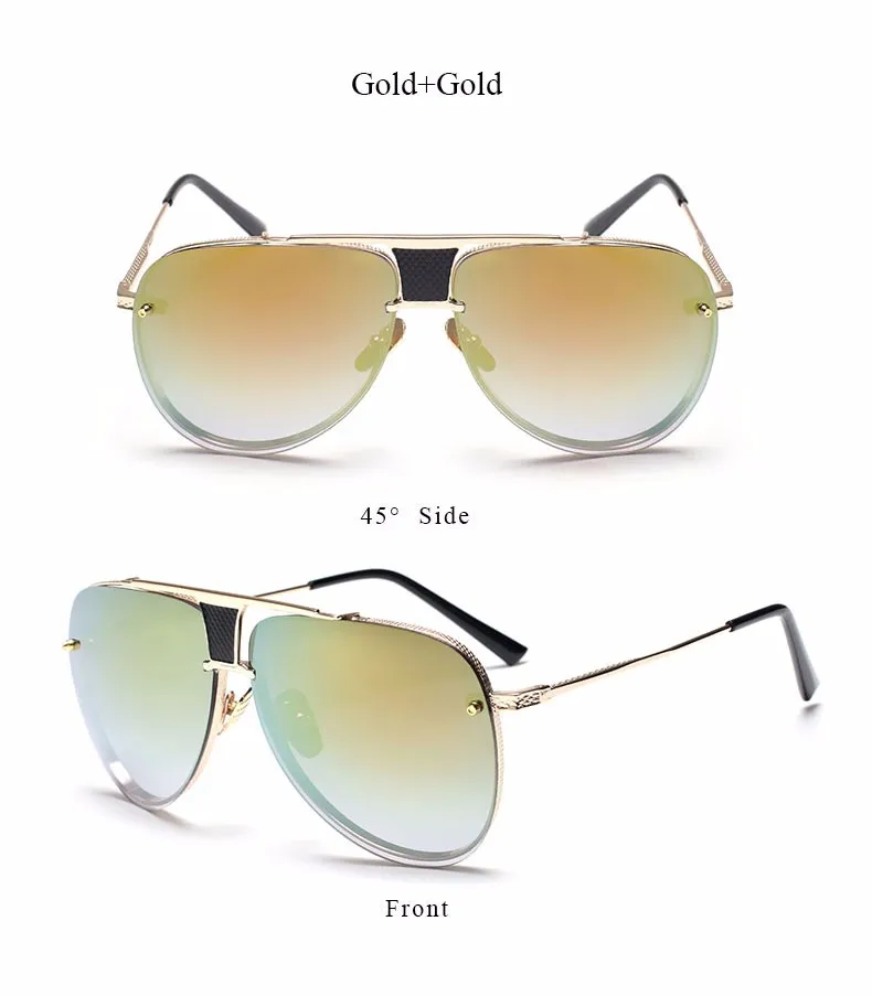Мужские или wo мужские брендовые дизайнерские солнцезащитные очки, оригинальные женские, женские, UV400, зеркальные, Ким Кардашьян, солнцезащитные очки, полностью металлические,, новая мода
