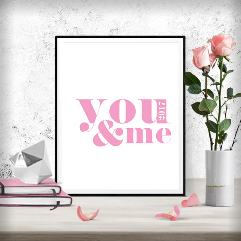 CustomArtWeddingAnniversaryWallArtDatePosterDecorPaintingGift