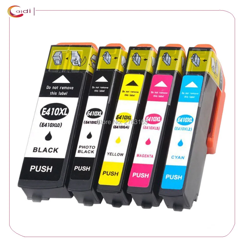 Набор из 5 штук Epson 410XL совместимый с выражением Премиум XP-530 XP-630 XP-830 малый в одном |
