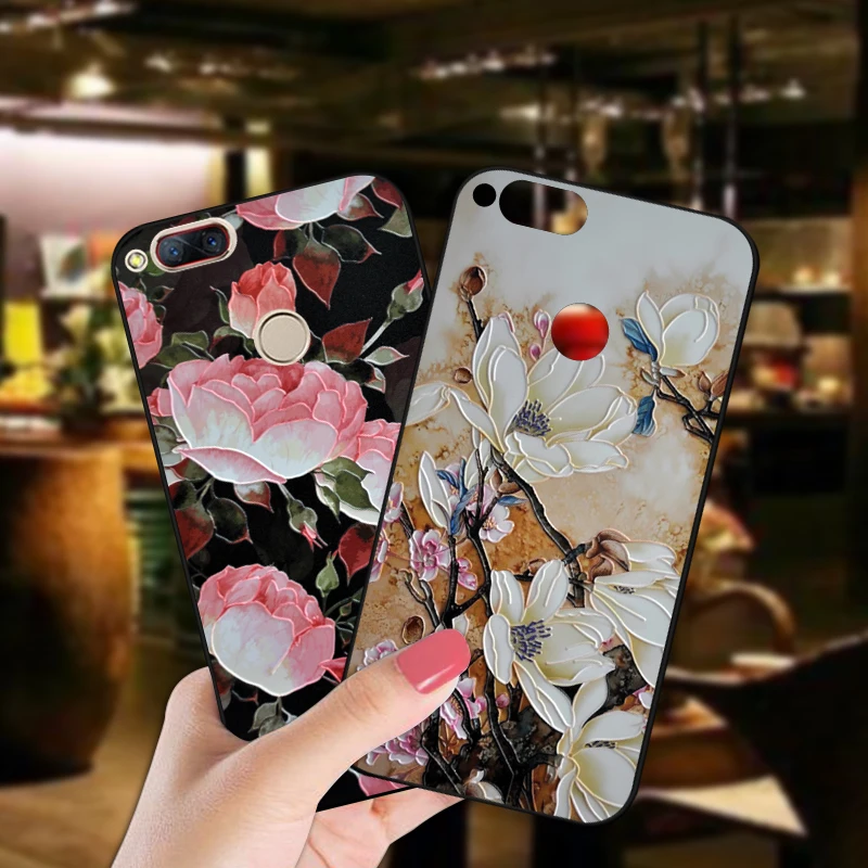 

ShuiCaoRen Luxury Silicone Case For ZTE Nubia Z17 Mini Pretty Flower TPU Phone Cover Bag For Nubia Z17 Mini S Cases