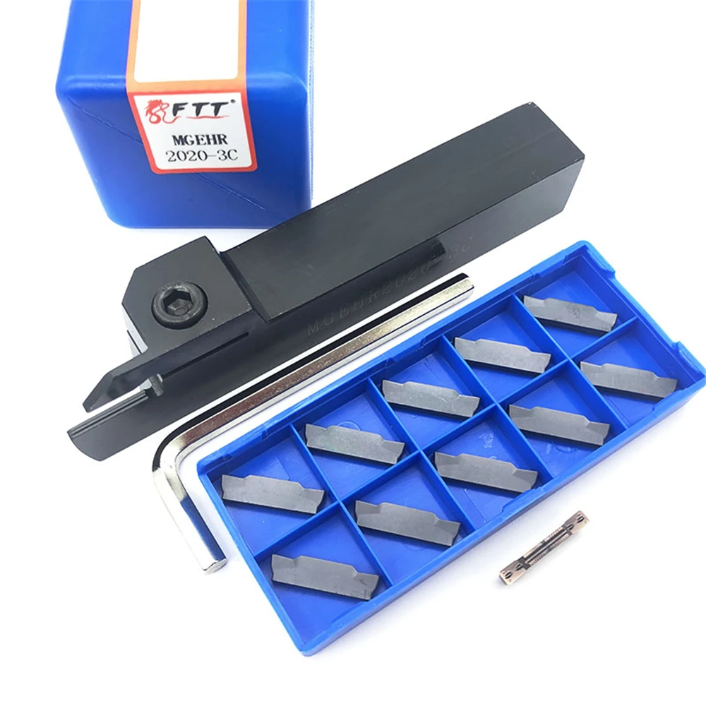 

1pcs MGEHR2020-3 Turning holder +11pcs MGMN300 M PC9030 parting and grooving carbide inserts lathe CNC turning tools