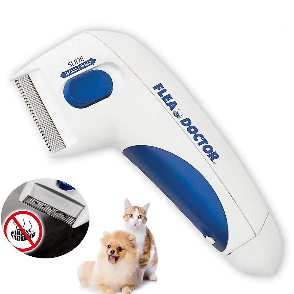 Cat Dog Electric Terminator Brush Anti Removal Kill Lice Cleaner