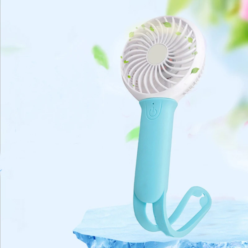 Mini Usb hand fan Battery Ventilator Recargable Cooling Portable fan Led Light Air Conditioner Cooler Adjustable Usb fan Blower  (12)