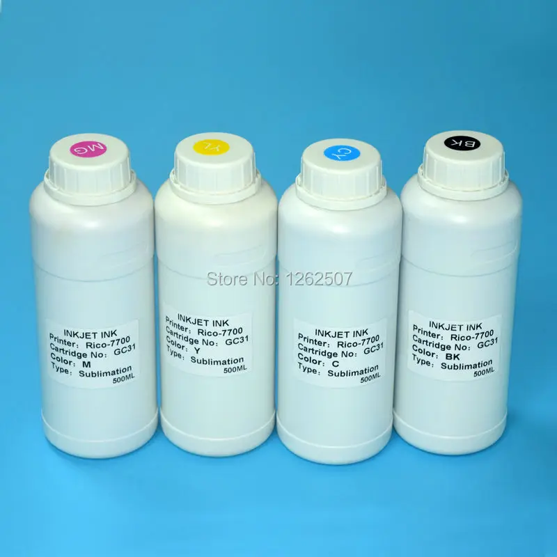 500 мл/уп. 4 Цвета чернила для принтера для Ricoh IPSIO SG3110 SG 3100 SG 3110DNW чернила для печати