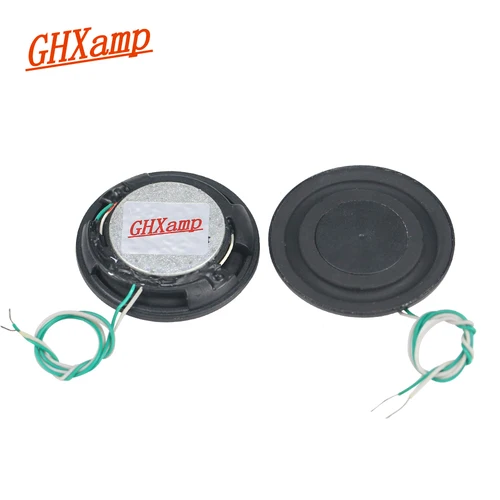 GHXAMP 1.5 인치 8OHM 6W 풀 레인지 초박형 스피커 유닛, 데스크탑베이스 진동 다이어프램 2 개 4