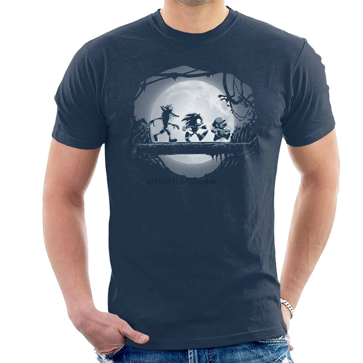 

Funny Matata Mario Hedgehog Crash Bandicoot Men Fashion T-shirt