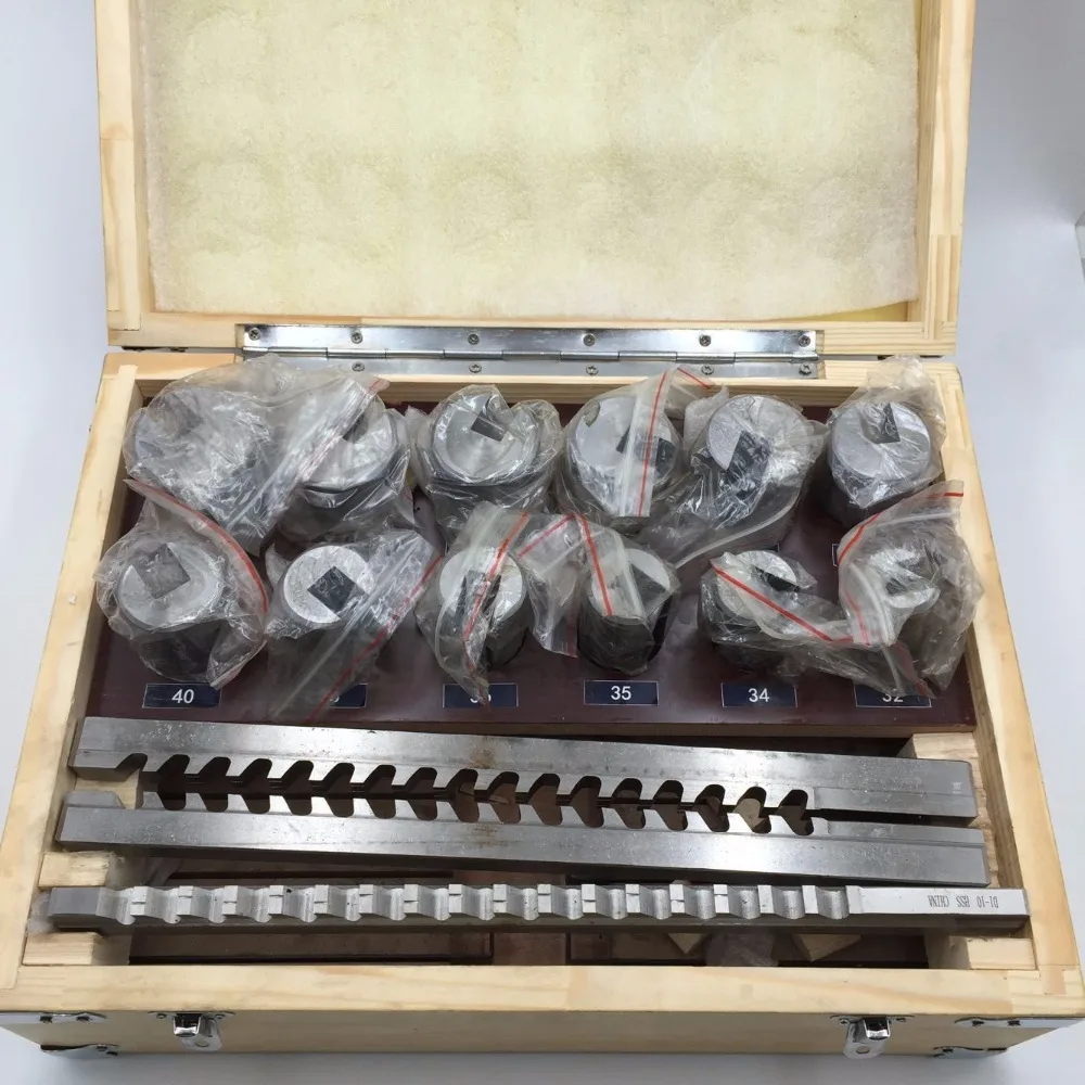 키웨이 브로치 도구 세트 10mm 12mm 14mm 브로치 32-50 부싱 심 HSS 절단 도구, CNC 기계용, 21 개
