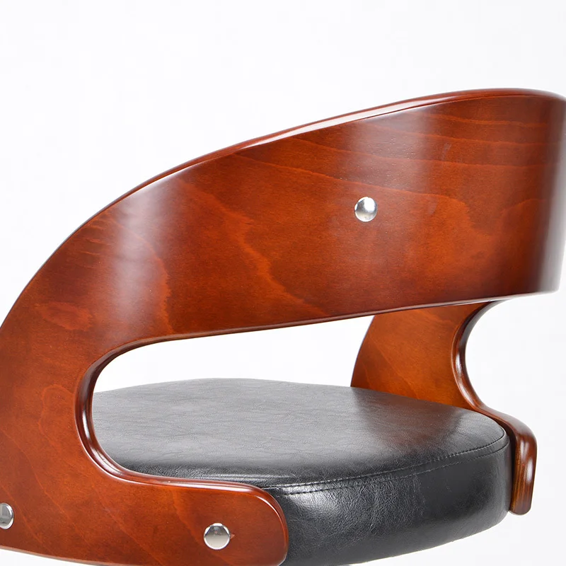 American solid wood barstool bar chair liftable European fashion bar chair