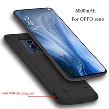 6000mAh Power Bank Battery Charger Case For OPPO reno External Backup Charging Cover For OPPO reno Battery Case with USB Port