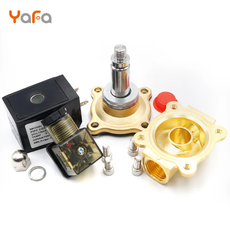 Электромагнитный клапан 1/2 &quotDC 12 V Нормально закрытый латунный Электрический