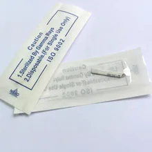 100 шт. руководство татуировка перо иглы 11 иглы для 3D брови вышивка микроклетку татуаж татуировки иглы