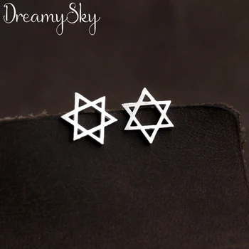 

DreamySky Cute David Star Earring For Women Wedding Fashion Statement Jewelry Pendientes Brincos