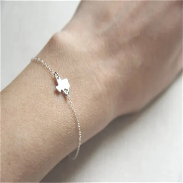 Aliexpress New Fashion Tiny Texas State Bracelet New Fashion Tiny Texas State Bracelet In Gold Silver Personalized Map
