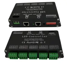 12 канальный DMX декодер RGB DMX512 Контроллер входного DC5V-24V 60A диммер драйвер для rgb rgbw полосы и светодиодный модуль светильник