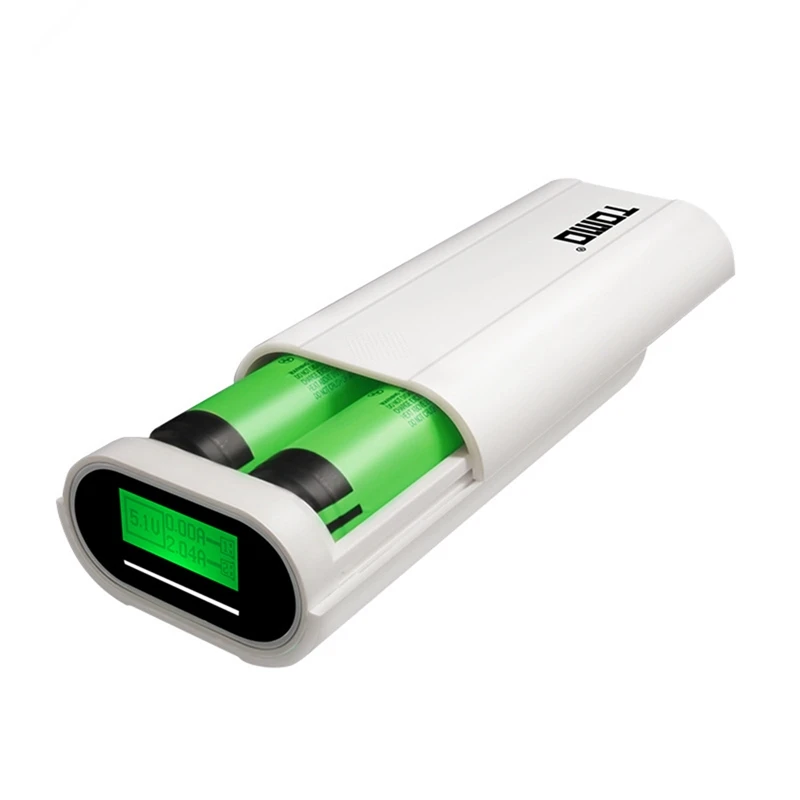 Высококачественное зарядное устройство TOMO T2 с двумя usb-портами DIY 18650, чехол для мобильного телефона, MP3, MP4