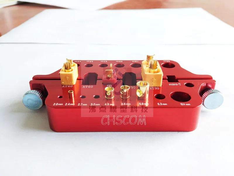 

Alloy Universal Soldering Station Fixture for XT60 XT90 Mini T Deans Banana Connector Plugs Battery RC Hobby Tool