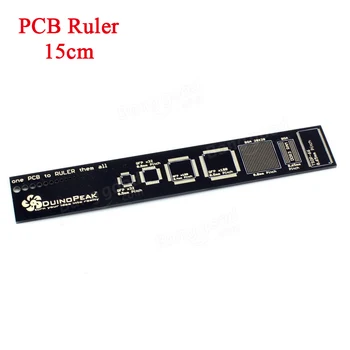 

15cm Duinopeak PCB Ruler Measuring Tool Resistor Capacitor Chip IC SMD Diode Transistor Package Electronic Stocks For Electronic