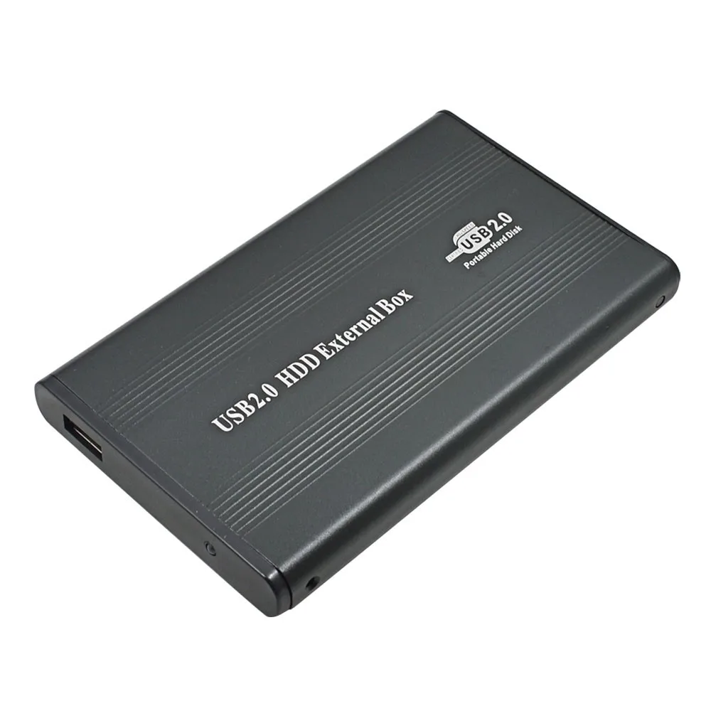 Алюминий Внешний USB 2,0 2,5 IDE/SATA Корпус контейнер жесткий диск с драйверами sata HDD коробка Apapter до 500 ГБ 1 ТБ 480 Мбит/с optibaly