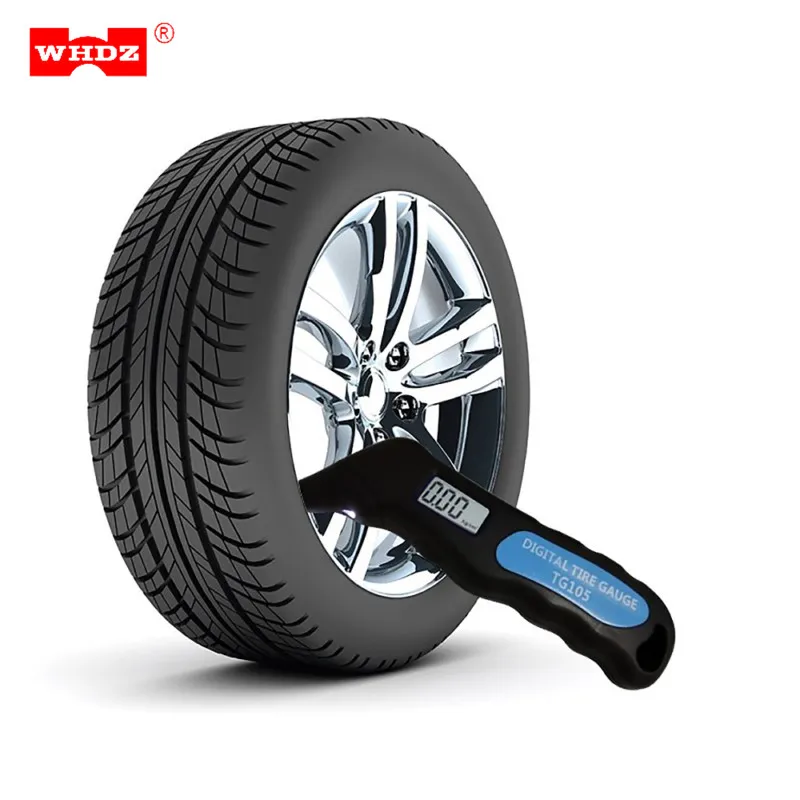 WHDZ TG105 цифровой автомобильный шиномонтажный манометр измеритель давления