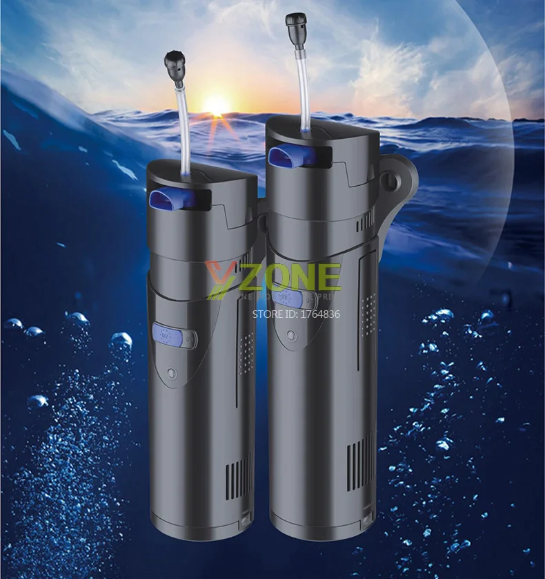 SUNSUN CUP UV Gemnicidal Kill Bactenia Remove Algae Light Internal Filter Aquarium Water Plant Fish Tank Air Oxygen Improve |