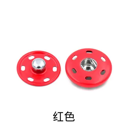 10 шт./лот металлические кнопки свитера одежда кнопки для одежды - Цвет: red