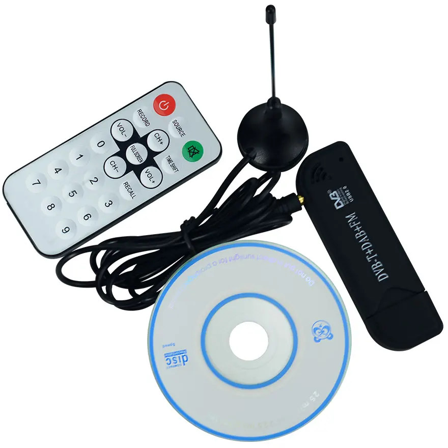 

Newest Multi-Language HD Mini DVB-T Digital Signal USB 2.0 TV Stick With Remote Control