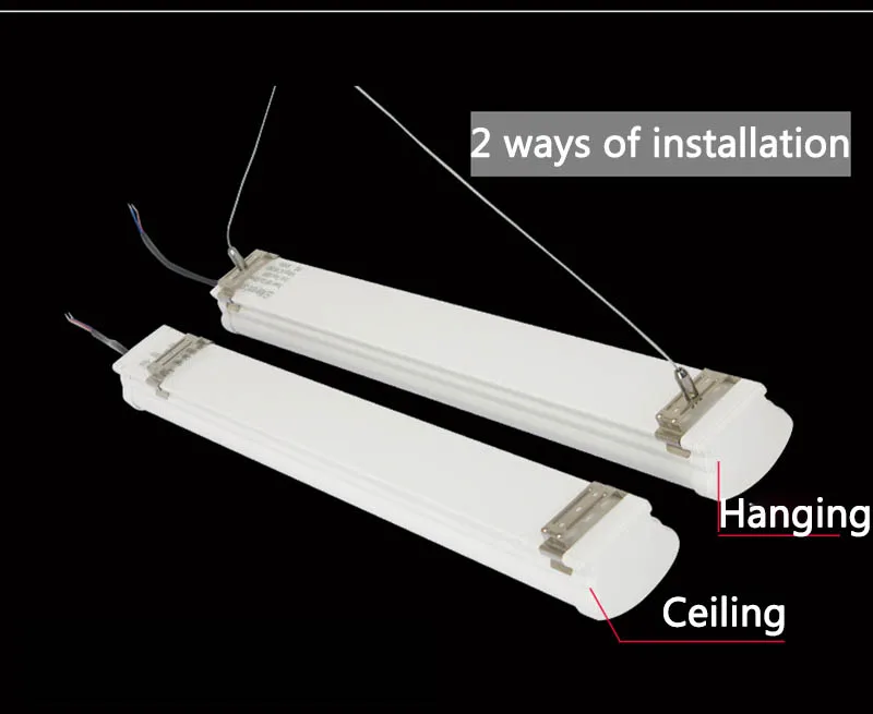 Стиль. Водонепроницаемый tri-доказательства СИД светильник СИД линейная трубка лампы 4ft 120 см 36 Вт IP65 RA85 для подземных, холодный склад
