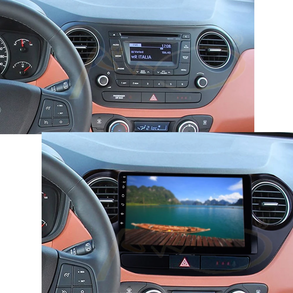 Perfect Android 8.1 Car Radio GPS Navi for Hyundai I10 2013-2016 Car Audio LHD Touch Screen Multimedia Player Head Unit Wifi BT 2