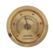 Гитарный гигрометр Измеритель Влажности Монитор влажности части музыкального инструмента Золотая отделка струнная гитара инструменты для скрипки