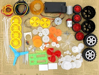 

1Set DIY Toy Small Modulus Gear Combination Package Gear+Wheel+Motor+Propeller+Bushing+Shaft+Pulley Assemble Kit for RC Model