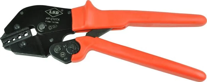 AP-210TX высокое качество Рука обжимной инструмент для неизолированных кабельных линий и терминалы 2,4, 6, 10mm2 20-8AWG Ratchet плоскогубцы crimpe