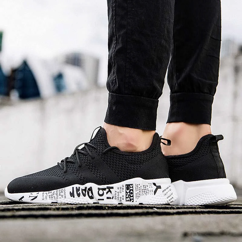 

2019 Hot Sale Men Casual Shoes Walking Lightweight Comfortable Breathable Male Shoes Mesh Outdoor Shoes Sneakers Men