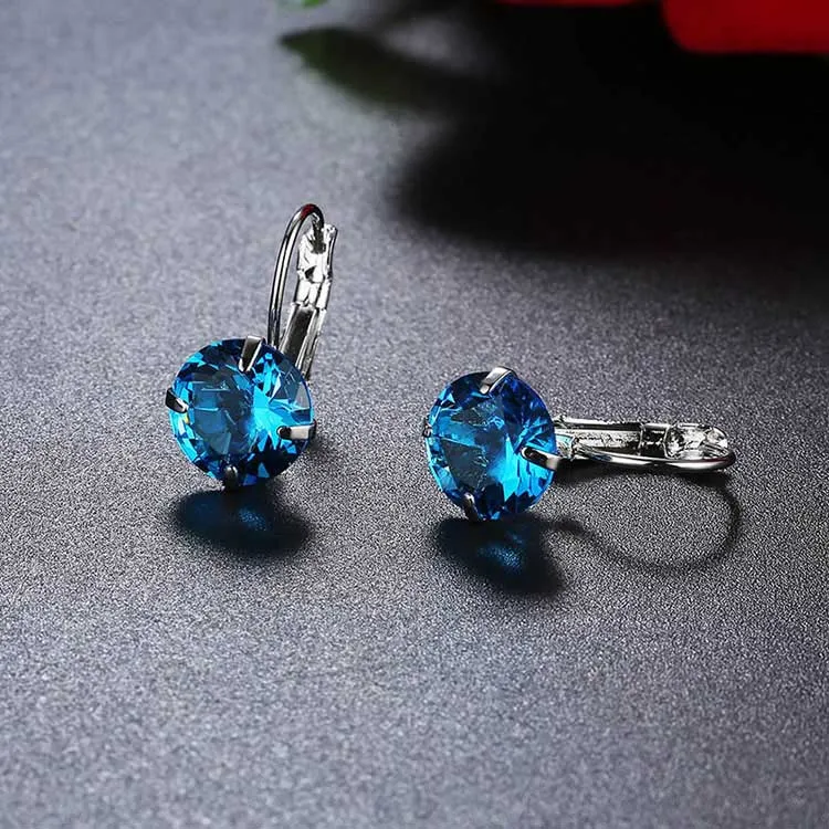 luxury earrings zirconia