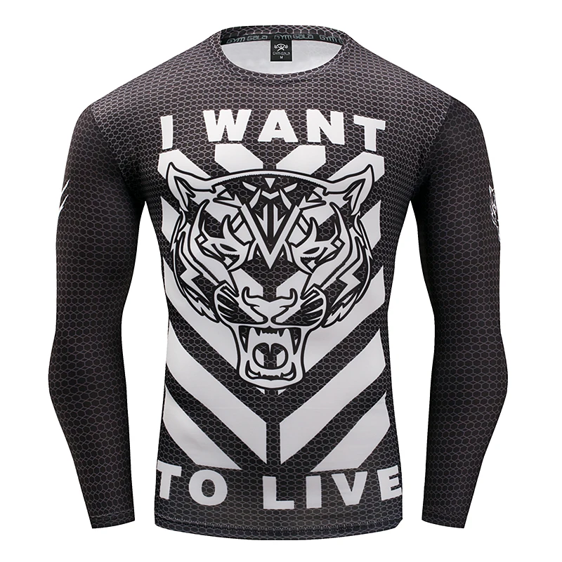 2017 New Brand clothing Gyms Tight t shirt mens fitness t shirt homme