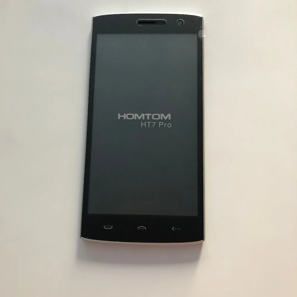 

Used LCD Display Screen + Touch Screen + Frame For HOMTOM HT7 Pro 5.5" HD 1280x720 MTK6735P Quad Core Free Shipping